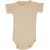 Lodger Romper Ciumbelle, adītas kokvilnas bodijs ar īsām piedurknēm, Ivory, 74 cm - RFC 069_74