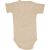 Lodger Romper Ciumbelle, adītas kokvilnas bodijs ar īsām piedurknēm, Ivory, 74 cm - RFC 069_74