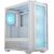 COUGAR | MX600 White | PC Case | Mid Tower / Mesh Front Panel / 3 x 140mm + 1 x 120mm Fans / Transparent Left Panel