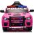 Lean Cars Battery Car Dodge Charger Police Pink