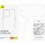 Clear Case Baseus iPhone 15 + tempered glass