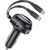 Car Charger Acefast B13, 53W, 2xUSB-C, with retractable cable (black)