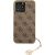 Guess 4G Charms Case for iPhone 13 Pro Max Brown