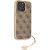 Guess 4G Charms Case for iPhone 13 Pro Max Brown