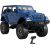 RC remote control car 1:14 Double Eagle (blue) Jeep Crawler Pro E340-003