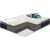 Bed TEXAS with mattress HARMONY DELUX 160x200cm, grey