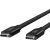Belkin INZ001bt0.8MBK USB cable USB4 Gen 3x2 0.8 m USB C Black