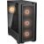 COUGAR | MX600 Black | PC Case | Mid Tower / Mesh Front Panel / 3 x 140mm + 1 x 120mm Fans / Transparent Left Panel