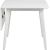 Edamistabas galds ROXBY 80/120x80xH76cm, balts