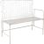Скамья JASMINE 103x50xH93см, металл антик-белый