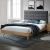 Gulta ROMAN ar matraci HARMONY DUO 160x200cm, pelēka