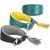 Trixie Active Comfort obroża, dla chartów, czarna/szara, S–M: 33–42 cm/60 mm