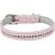 Trixie Active Comfort obroża z kryształami górskimi, dla psa, różowa, XS–S: 20–24 cm/12 mm