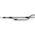 Trixie Smycz Active regulowana - Czarna 0.8 cm S-M