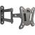Maclean MC-417 Full Motion TV Monitor Wall Mount 13-32" 30kg max. VESA 100x100 Black Powder Coated Universal Holder Bracket Adjustable Wall Distance Rotating Tilting