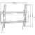Maclean TV MC-413 Wall Mount Bracket 32"-80" VESA 600x400 45kg Tilting Universal Adjustable Spirit Level Mounting Accessories