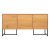 Комод HAMPTON 160x40xH80см, меламин с узором дуба