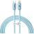 Baseus cable Crystal Shine USB-C - Lightning 2,0 m 20W sky blue
