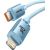 Baseus cable Crystal Shine USB-C - Lightning 2,0 m 20W sky blue