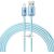 Baseus cable Crystal Shine USB - Lightning 2,0 m 2,4A sky blue