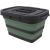 Eurotrail Foldable Basket With Lid L / Zaļa / Melna / 15 L
