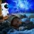 Sky star projector Manta Astronaut MDL031W