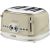 Ariete Vintage 4-slot toaster 156 (beige, 1,600 watts, for 4 slices of toast)