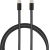 IBOX CABLE IKUTCS1B USB-C 60W SILICON 1M BLACK