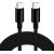 IBOX CABLE IKUTCS1B USB-C 60W SILICON 1M BLACK