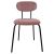 Chair KATO 42x48xH79cm, mauve pink corduroy