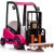 Lean Cars Battery Forklift XMX638 Pink