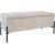 Bench RORI with storage box, beige