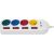 Maclean power strip, extender 4 sockets + 2xUSB, with switches, 250VAC/10A, 2.1A 5V, 1.5m, white, MCE229 W