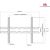 Maclean MC-749 LCD LED Plasma TV Mount Wall Mount Slim Max. Vesa 600x400 (37-70" 35kg)