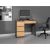 Top E Shop Desk MIJAS LEFT 98x51x76 cm Anthracite/Artisan