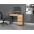 Top E Shop Desk MIJAS RIGHT 98x51x76 cm Anthracite/Artisan