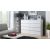 Top E Shop Topeshop M8 140 BIEL kumode, 138×40×97 cm, baltā krāsā