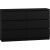 Top E Shop Topeshop M6 120 CZERŃ chest of drawers