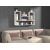 Top E Shop BILBAO 4P hanging rack 100x16x60 cm, white