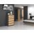 Top E Shop Topeshop M5 ANTRACYT/ARTISAN chest of drawers