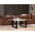 Top E Shop MODERN MINI table 67x67x40 cm White/Black