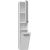 Top E Shop Bathroom cabinet NEL III 31x30x174 cm, white, glossy