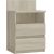 Top E Shop Topeshop M1 SONOMA MAT nightstand/bedside table 2 drawer(s) Oak