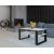 Top E Shop Topeshop MODERN 1P BIEL CZ kafijas/sānu/žurnālgaldiņš, taisnstūra forma, 2 kājas