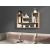 Top E Shop BILBAO 4P hanging rack 100x16x60 cm, artisan
