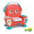 Baby Clementoni Baby Toddler rotaļlietu krēsls (1000-63384)