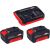 Einhell Professional cordless lawnmower RASARRO 36/42, 36Volt (2x18V) (red/black, 2x Li-ion battery 5.2Ah)