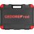 GEDORE red socket wrench set 1/4 + 1/2, 232 pieces, tool set (red/black, with 2 reversible ratchets)