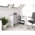 Top E Shop Topeshop PLUS 2X2 BIEL computer desk White