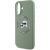Karl Lagerfeld Liquid Silicone K&CH Heads MagSafe Case for iPhone 16 Kaki